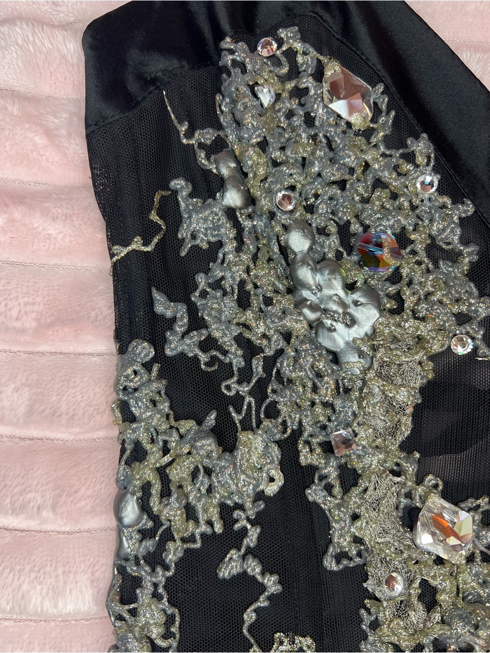 Ema Savahl One of a Kind Corset Top Swarovski Crystal Hand Painted Couture NWT - Picture 14 of 17